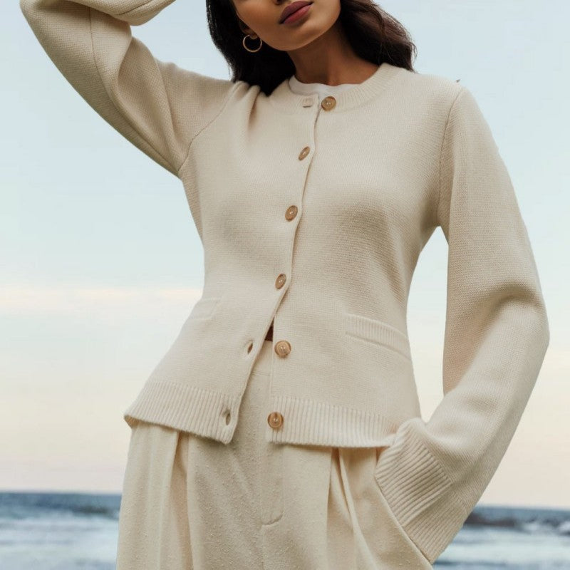 Yata™ | Ultraweiche Weste mit Knopfverschluss