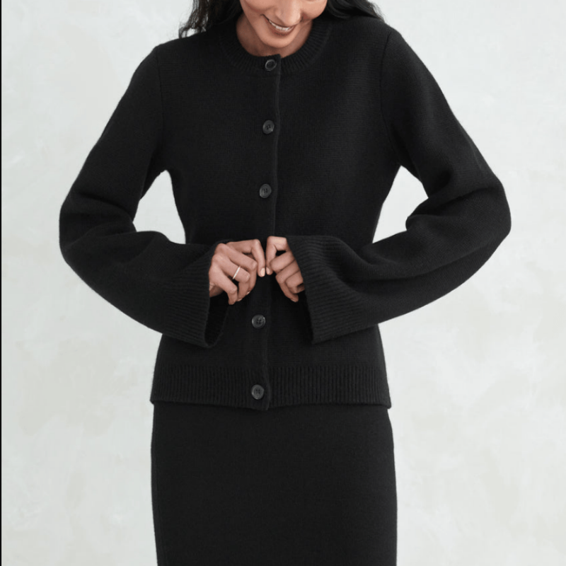 Yata™ | Ultraweiche Weste mit Knopfverschluss