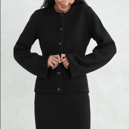 Yata™ | Ultraweiche Weste mit Knopfverschluss