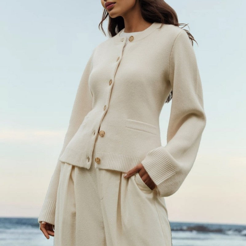 Yata™ | Ultraweiche Weste mit Knopfverschluss